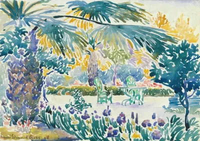 Garden Of The Painter At Saint Clair