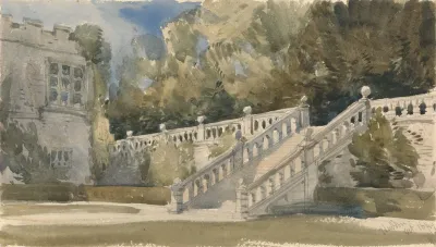 Garden Stair Haddon Hall