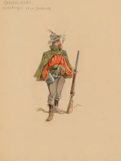 Garibaldiens Volontaires De La Commune