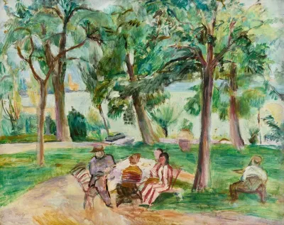 Garten In Langenargen Mit Hans Purrmann
