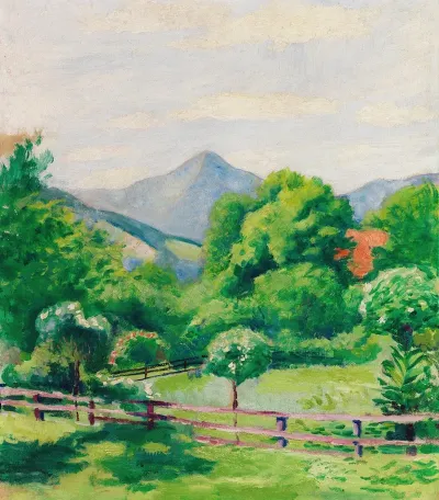 Garten In Tegernsee Mit Haus Und Berg