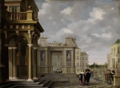 Gartenhof Eines Palastes