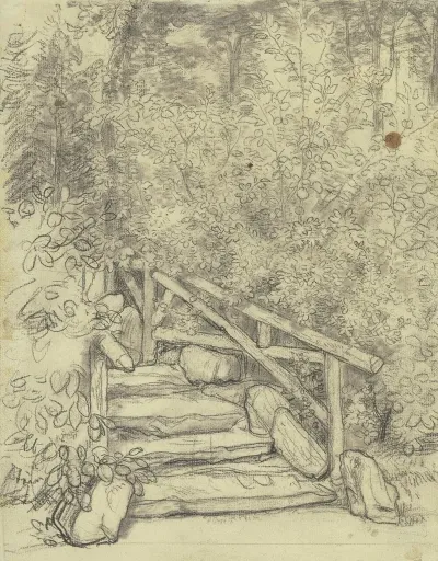 Gartenstudie Fur Das Portrat Der Frau Binding