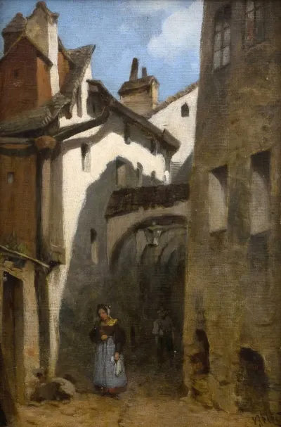 Gasse In Burghausen