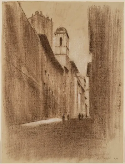 Gasse Salita Del Grillo In Rom