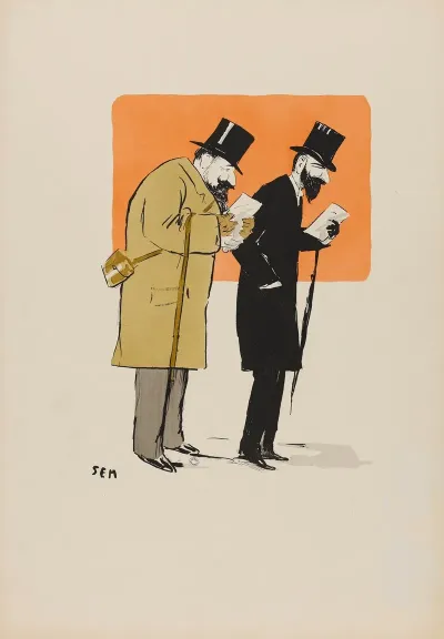 Gaston Dreyfus Et Baron David Leonino