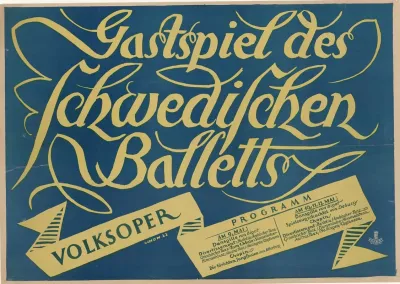 Gastspiel Schwedischen Balletts