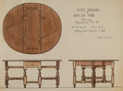 Gate Leg Table 4