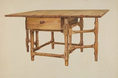 Gate Legged Dining Table