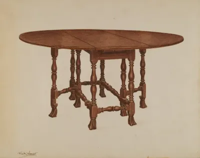 Gate Legged Table 3