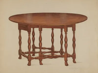 Gate Legged Table 4