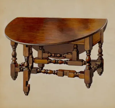Gate Legged Table 5