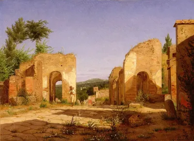 Gateway In The Via Sepulcralis In Pompeii
