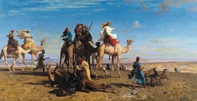 Gazelle Hunt In Egypt