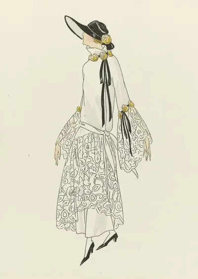Gazette Du Bon Ton 1921 No 10 Croquis No Xv