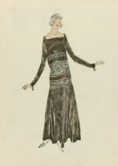 Gazette Du Bon Ton 1922 No 8 Croquis No Vii