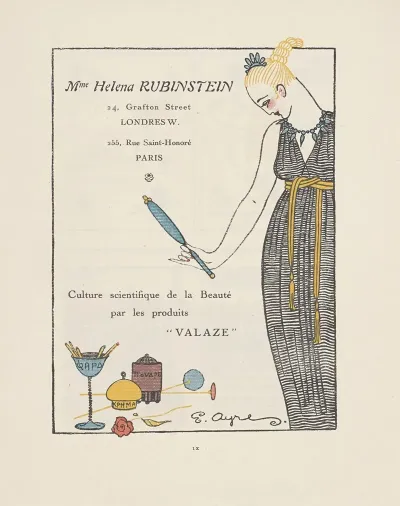 Gazette Du Bon Ton Advertentie Helena Rubinstein