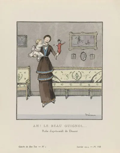 Gazette Du Bon Ton Ah Le Beau Guignol Robe Dapres Midi De Doucet