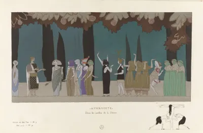Gazette Du Bon Ton Aphrodite Dans Les Jardins De La Deesse
