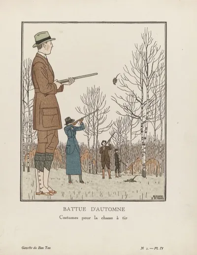 Gazette Du Bon Ton Battue Dautomn