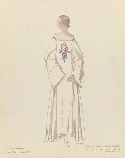Gazette Du Bon Ton Benedictine Bernardine Reformee De Port Royal Xviiie Siecle