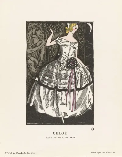 Gazette Du Bon Ton Chloe Robe Du Soir De Beer