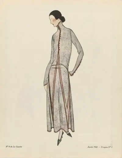 Gazette Du Bon Ton Croquis No 1