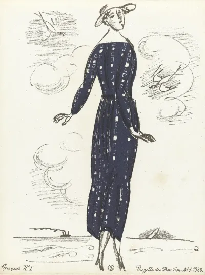 Gazette Du Bon Ton Croquis No I