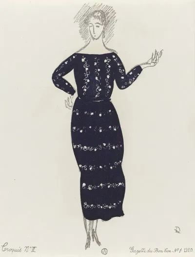 Gazette Du Bon Ton Croquis No Ii