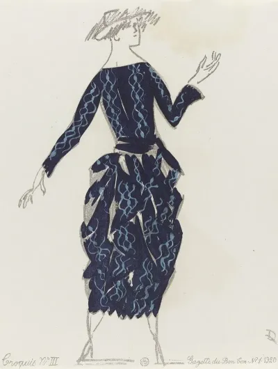 Gazette Du Bon Ton Croquis No Iii
