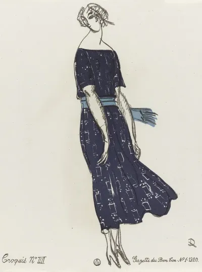 Gazette Du Bon Ton Croquis No Iiii