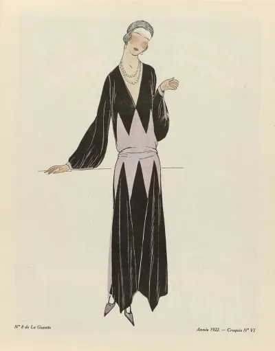 Gazette Du Bon Ton Croquis No Vi