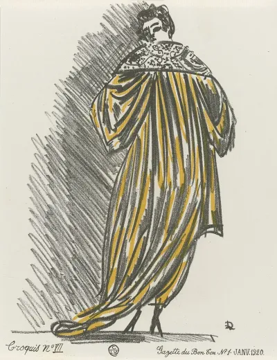 Gazette Du Bon Ton Croquis No Vii 2
