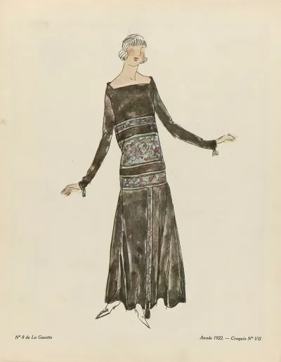Gazette Du Bon Ton Croquis No Vii