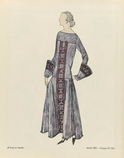 Gazette Du Bon Ton Croquis No Viii