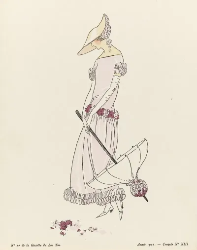 Gazette Du Bon Ton Croquis No Xiii