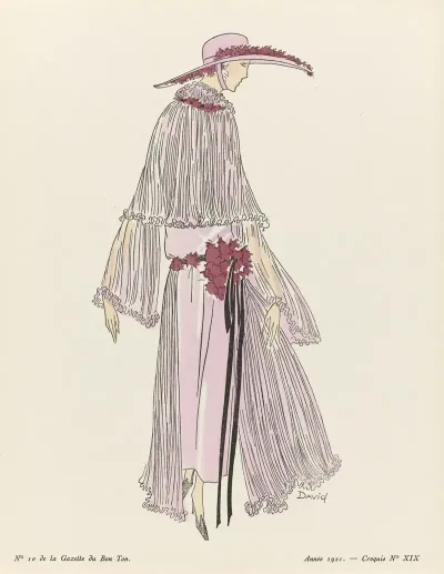 Gazette Du Bon Ton Croquis No Xix