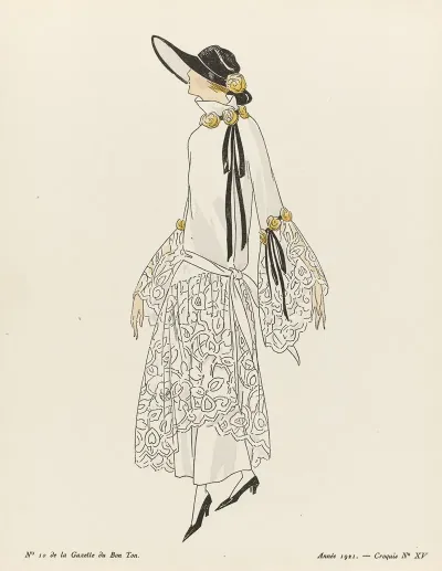Gazette Du Bon Ton Croquis No Xv