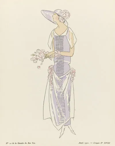 Gazette Du Bon Ton Croquis No Xviii
