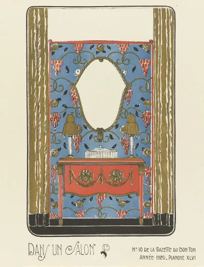 Gazette Du Bon Ton Dans Un Salon