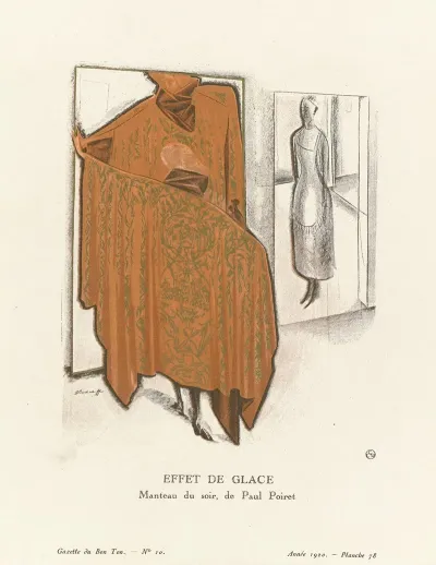Gazette Du Bon Ton Effet De Glace Manteau Du Soir De Paul Poiret