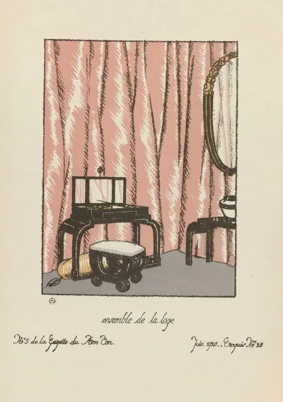 Gazette Du Bon Ton Ensemble De La Loge