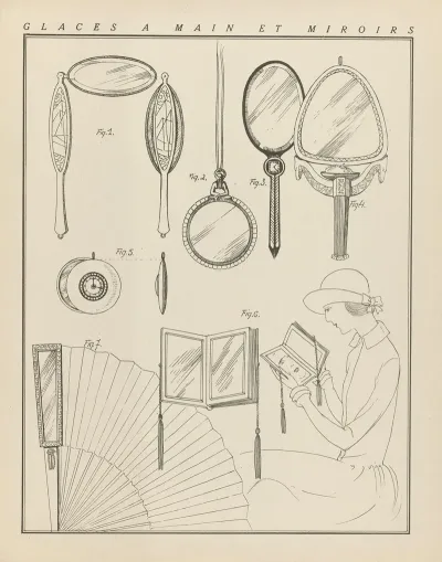 Gazette Du Bon Ton Glaces A Main Et Miroirs