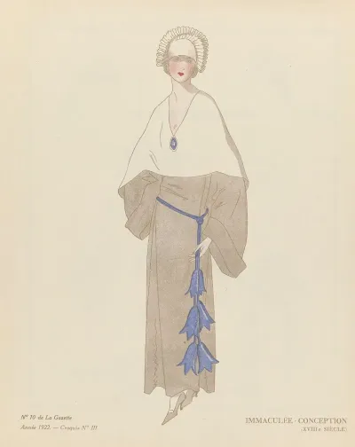 Gazette Du Bon Ton Immaculee Conception Xviiie Siecle