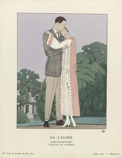 Gazette Du Bon Ton La Caline Robe De Doeuillet Veston De Larsen