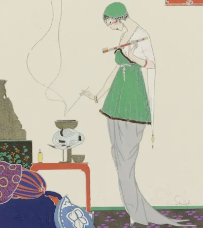 Gazette Du Bon Ton La Fumee Noire Robe Du Soir De Redfern