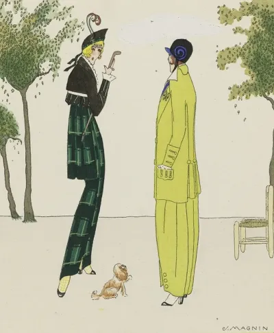 Gazette Du Bon Ton La Matinee De Printemps Costumes Tailleur De Doucet