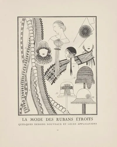 Gazette Du Bon Ton La Mode Des Rubans Etroits