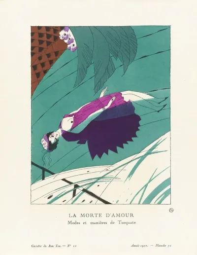 Gazette Du Bon Ton La Morte Damour Modes Et Manieres De Torquate
