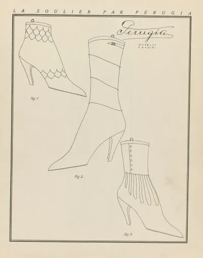 Gazette Du Bon Ton La Soulier Par Perugi